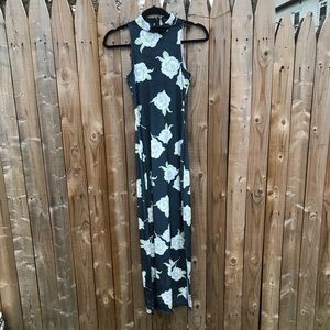 MINKPINK velvet floral body con dress with slits 👓